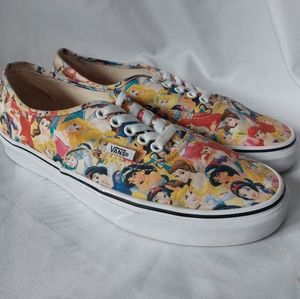 Disney Princess Vans Womens 8.5 Mens 7